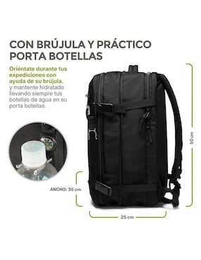Mochila para viaje Hikeo Expandible Antirrobo impermeable unisex