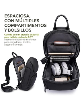 Mochila bandolera Hikeo impermeable unisex