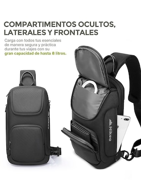 Mochila bandolera Hikeo impermeable unisex
