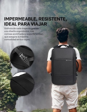 Mochila para viaje Sendera impermeable unisex