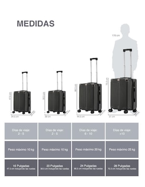 Set maletas de viaje Compass