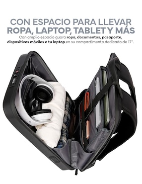 Mochila con portalaptop Sendera Antirrobo Ejecutiva impermeable unisex