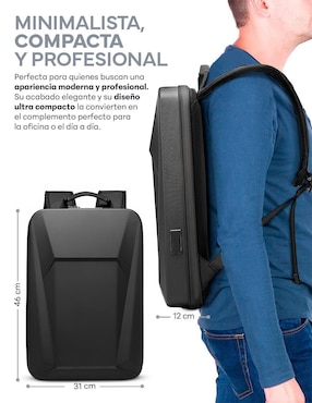 Mochila con portalaptop Sendera Antirrobo Ejecutiva impermeable unisex