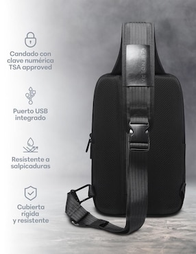 Mochila bandolera Sendera Crossbody impermeable unisex