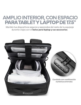 Mochila antirrobo Sendera Ejecutiva impermeable unisex