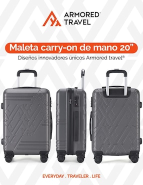 Maleta con ruedas de mano Armored Travel