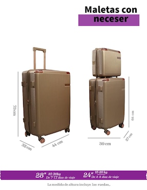 Set maletas de viaje Jony