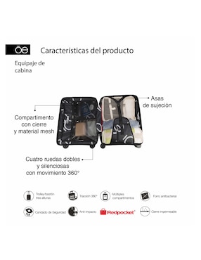 Maleta de viaje Cloe Nuhideli