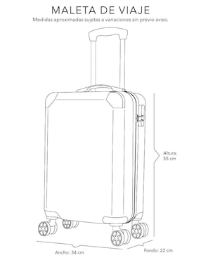 Maleta carry on Ross & Saks