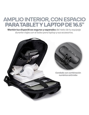 Mochila con portalaptop Sendera Antirrobo Ejecutiva impermeable unisex