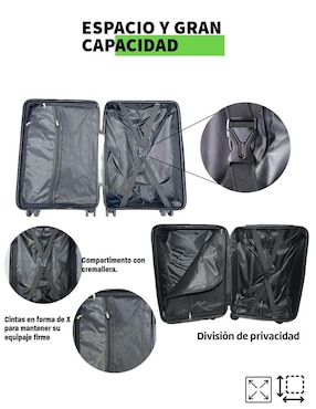 Set maletas carry on Jony