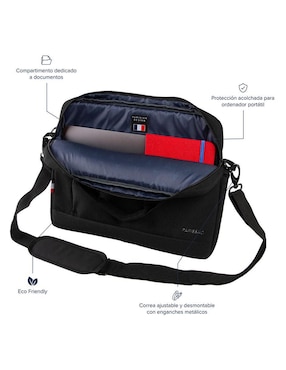 Maletín porta laptop Parissac 15.6 pulgadas