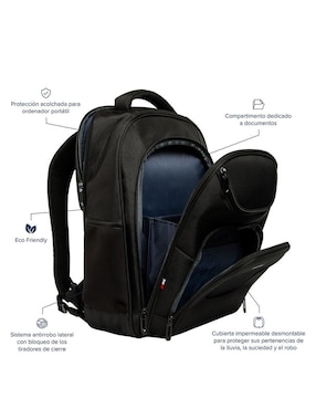 Mochila con portalaptop Parissac impermeable unisex