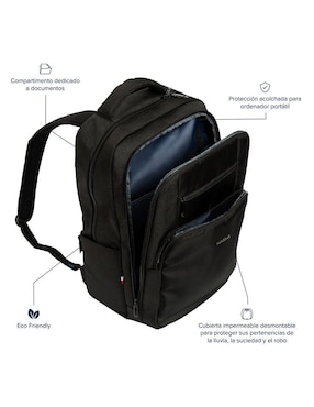 Mochila con portalaptop Parissac impermeable unisex