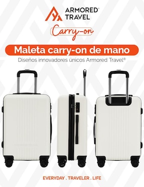 Maleta con ruedas de mano Armored Travel Chess Carry On