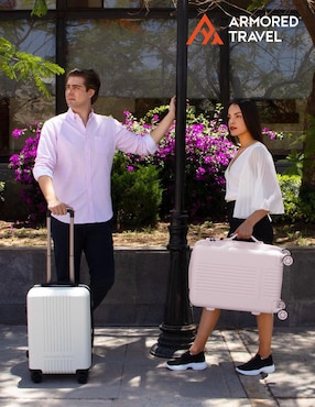 Maleta con ruedas de mano Armored Travel Chess Carry On