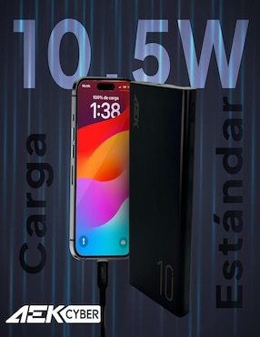 Batería recargable AEK CYBER 10000 mAh PB02