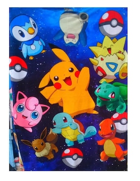 Cobija clásica de tejido suave Generica Pokémon unisex