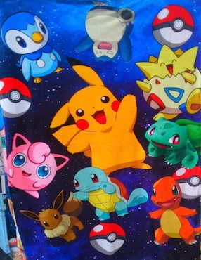 Cobija clásica de tejido suave Generica Pokémon unisex