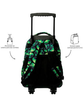 Mochila escolar Totto Rue Bomper impermeable para niño