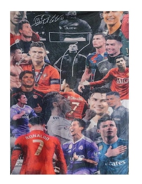 Cobija clásica de tejido suave Generica CR7 Soccer unisex