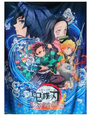 Cobija clásica de tejido suave Generica Demon Slayer: Kimetsu No Yaiba unisex