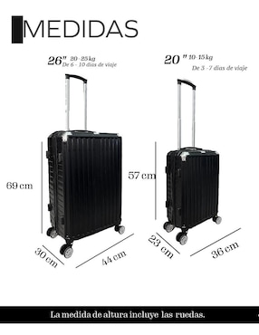 Set maletas de viaje Jony