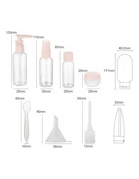 Set de botella para viaje Muytu unisex