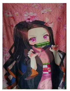 Cobija clásica de tejido suave Generica Nezuko Demon slayer: kimetsu no yaiba unisex