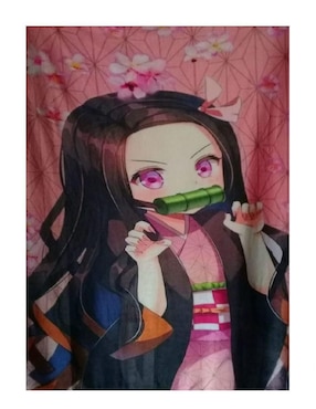 Cobija clásica de tejido suave Generica Nezuko Demon slayer: kimetsu no yaiba unisex