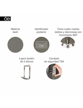 Maleta de viaje Cloe Ezil II