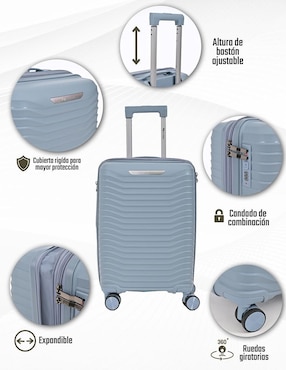 Maleta con ruedas carry on Us Urban ED004