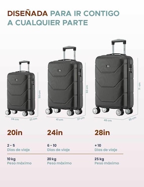 Set maletas de viaje fly&trip
