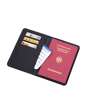 Porta pasaporte Troika Travel de poliéster