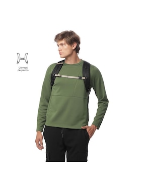 Mochila con portalaptop Totto daytona impermeable para hombre