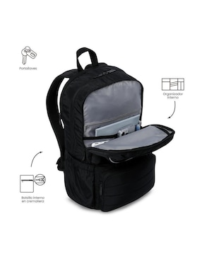 Mochila con portalaptop Totto Campus impermeable unisex