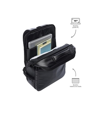 Mochila con portalaptop Totto Grow impermeable unisex
