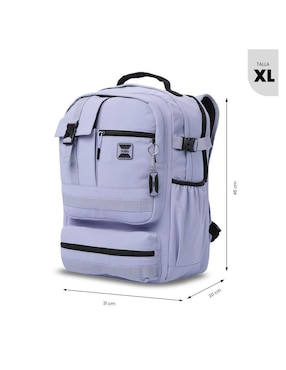 Mochila con portalaptop Totto spa impermeable para mujer