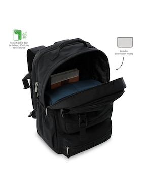 Mochila con portalaptop Totto spa impermeable unisex