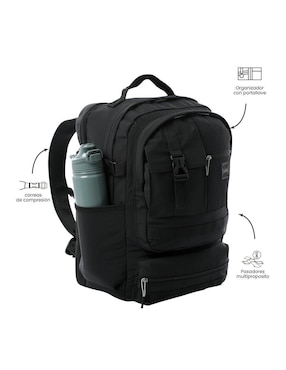 Mochila con portalaptop Totto spa impermeable unisex