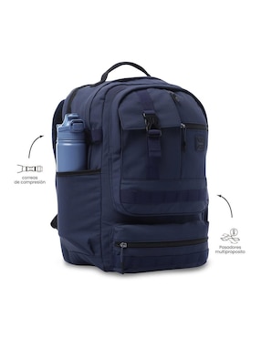 Mochila con portalaptop Totto spa impermeable unisex