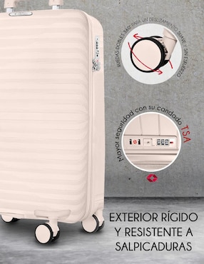 Maleta con ruedas de viaje Red Velvet