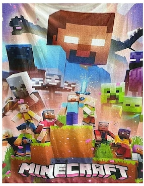 Cobija clásica de tejido suave Generica Minecraft