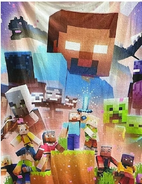 Cobija clásica de tejido suave Generica Minecraft