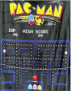 Cobija clásica de tejido suave Generica pac man unisex