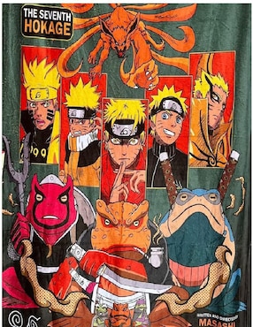 Cobija clásica de tejido suave Generica naruto unisex