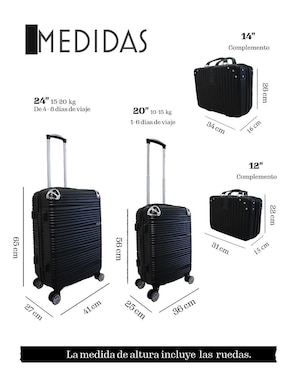 Set maletas de viaje Jony