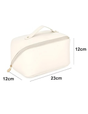 Cosmetiquera multiusos Xtellar impermeable de cuero