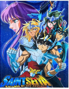 Cobija clásica de tejido suave Generica Saint Seiya Unisex