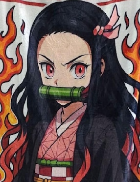 Cobija clásica de tejido suave Generica Nezuko Demon Slayer: Kimetsu no Yaiba unisex